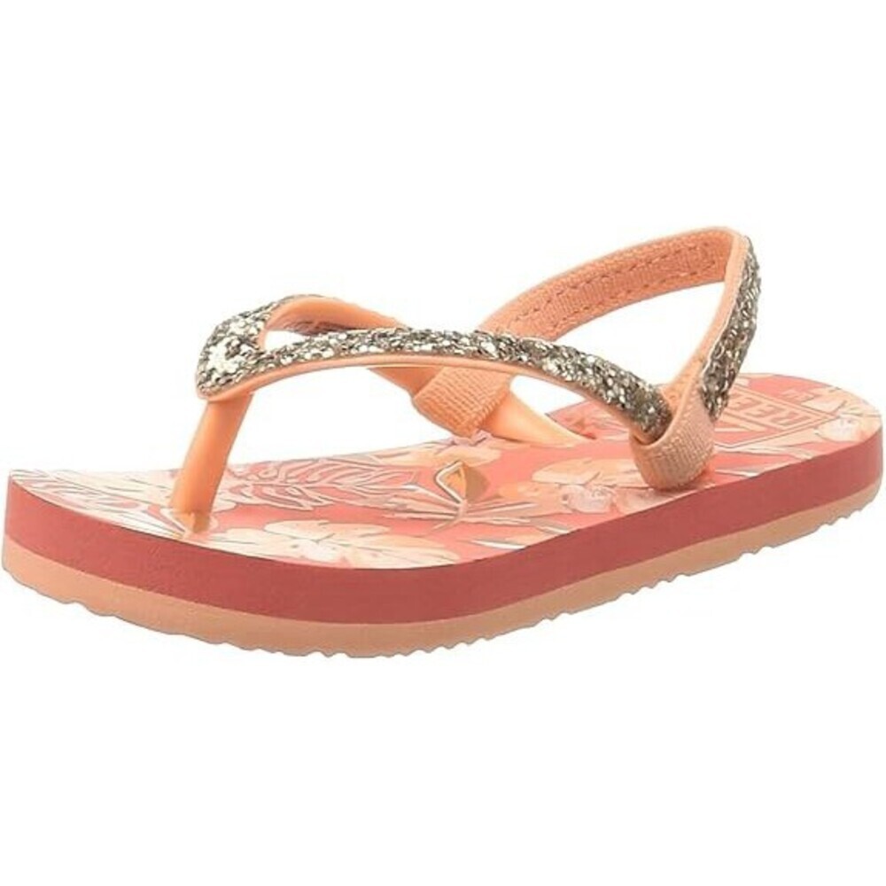Reef Little Stargazer Prints CI6755 Sandals Kids US 11 Orange Flip Flop JOBB2110